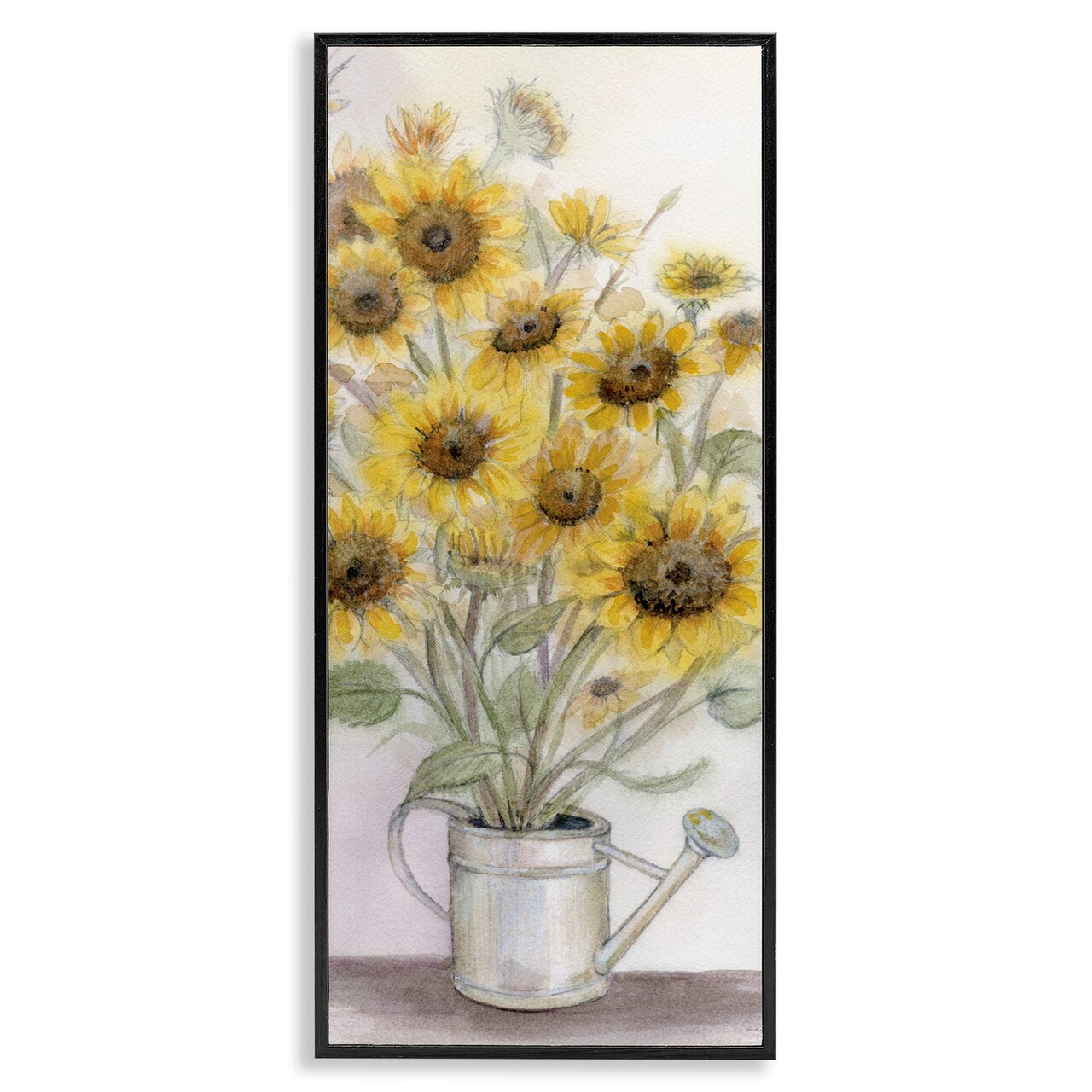 Stupell Industries Watering Can Sunflower Collection Framed Giclee, design by Patti Bishop